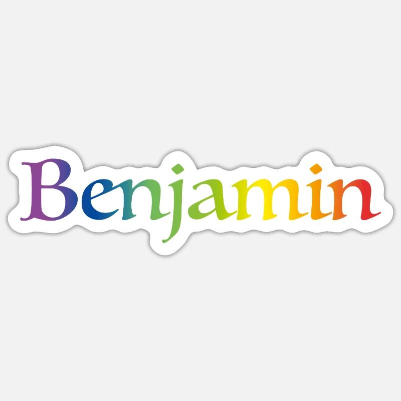 Benjamin Sticker Größe S (10 x 10 cm)