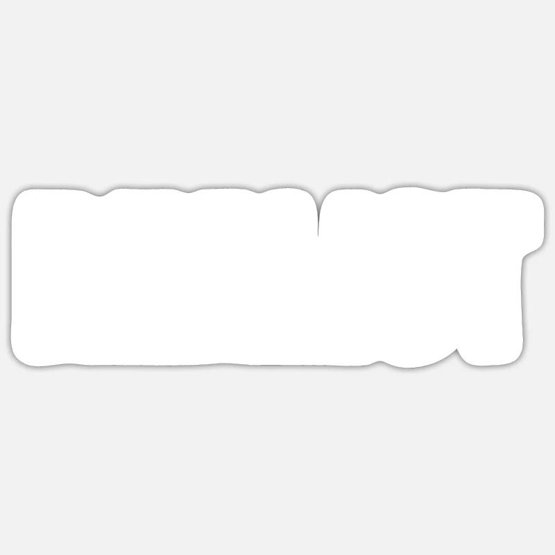 Realist - Sticker size S (10 x 10 cm) - white matte