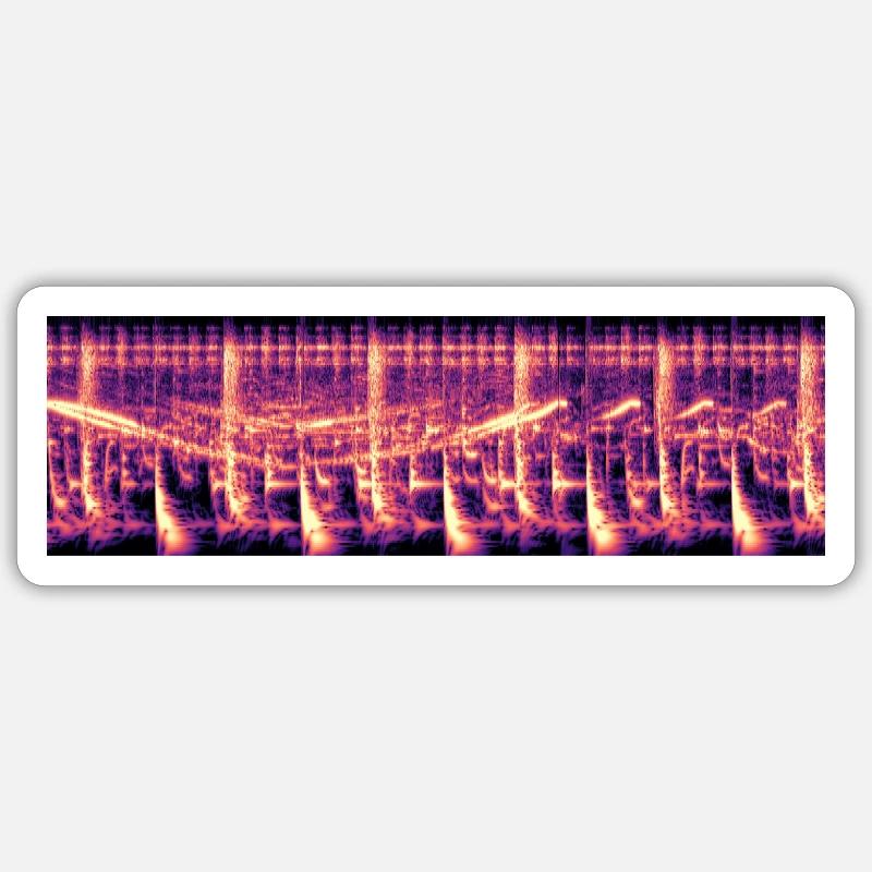 groovy - Sticker size S (10 x 10 cm) - white matte