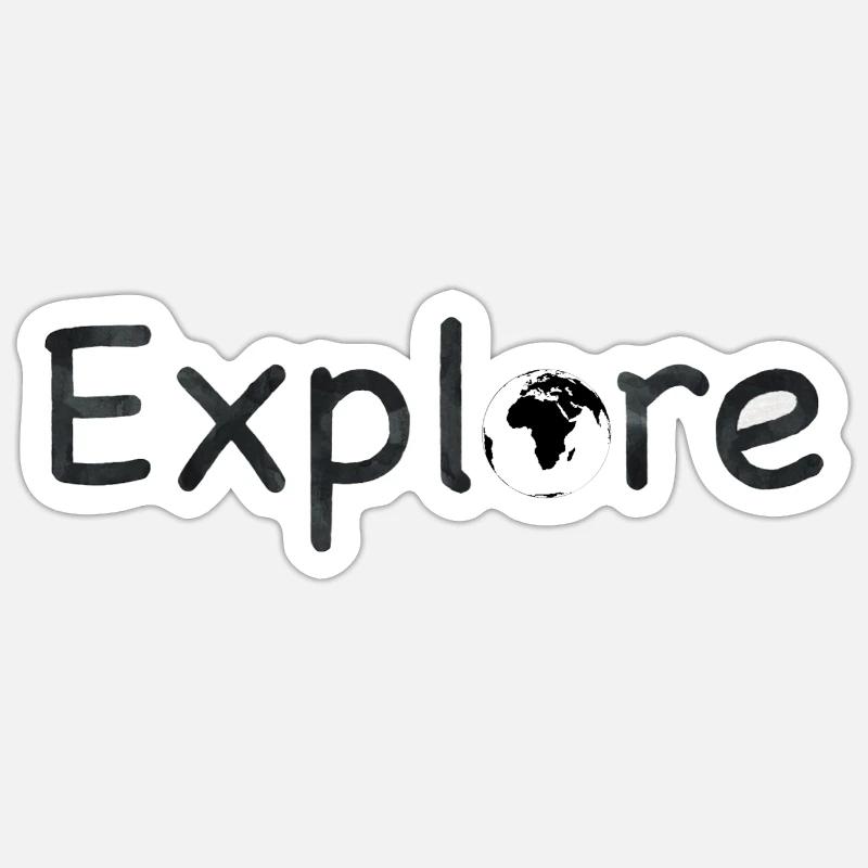 Explore Sticker taille S (10 x 10 cm)