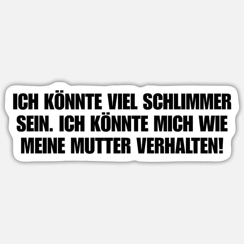 Mutter Sticker Größe S (10 x 10 cm)