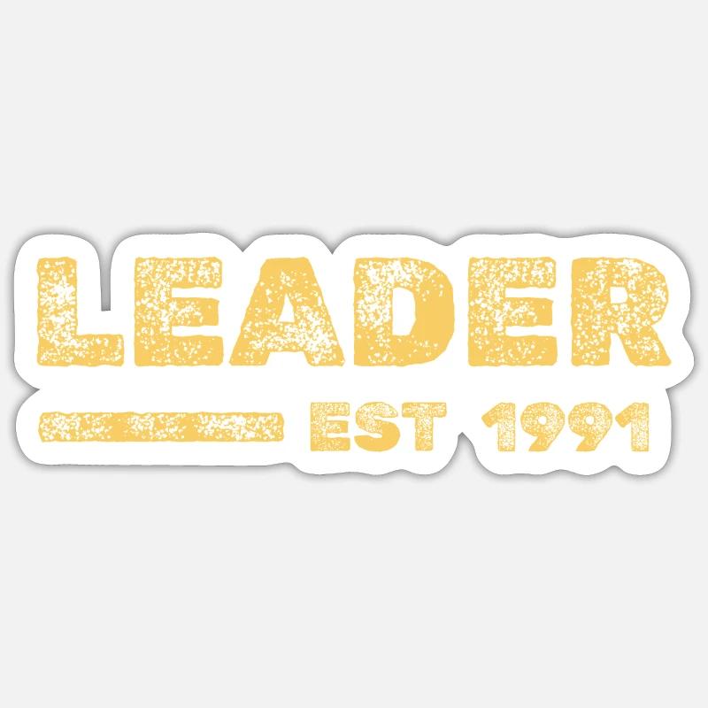 1991 - Sticker size S (10 x 10 cm) - white matte