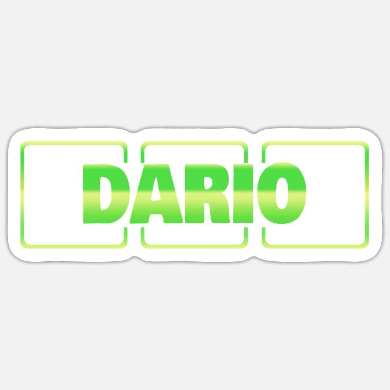 Gift idea Dario Sticker size S (10 x 10 cm)