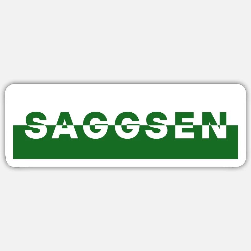 Saggsen / Saxe Sticker taille S (10 x 10 cm)