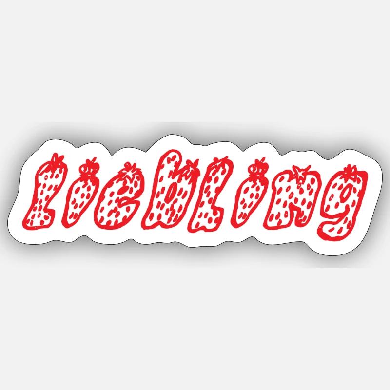 Favorite Exotic Fruit Pattern Print Sticker size S (10 x 10 cm)