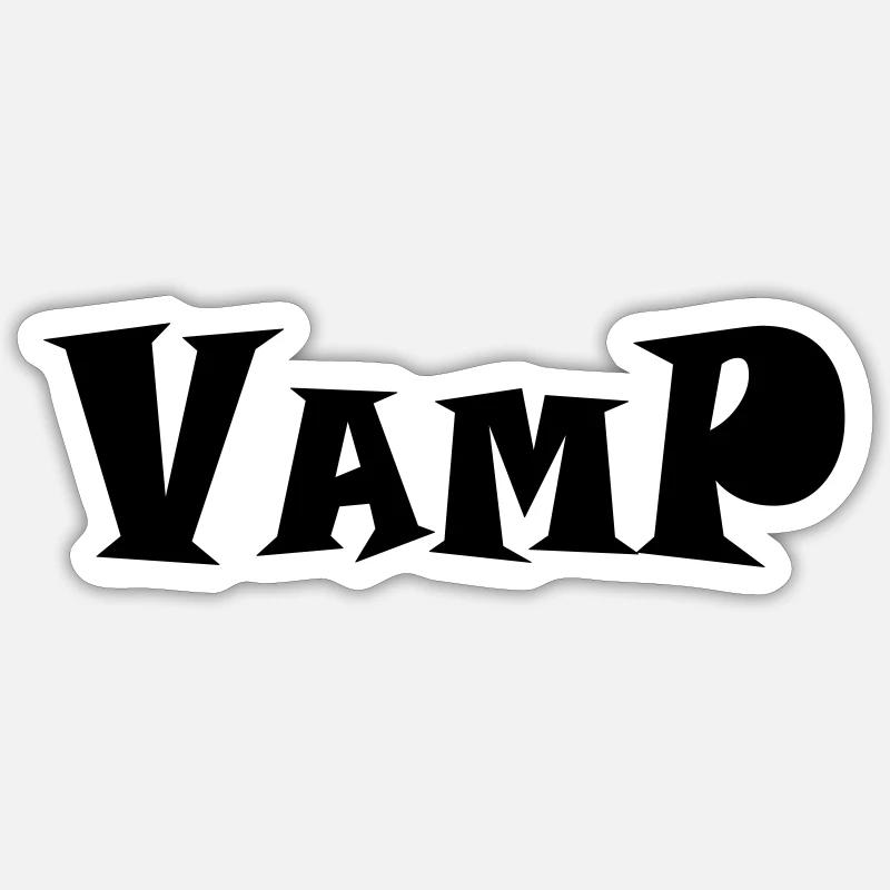 vamp Sticker size S (10 x 10 cm)