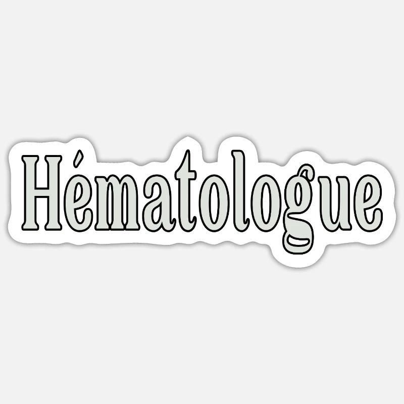 Sang Hématologue Sticker taille S (10 x 10 cm)