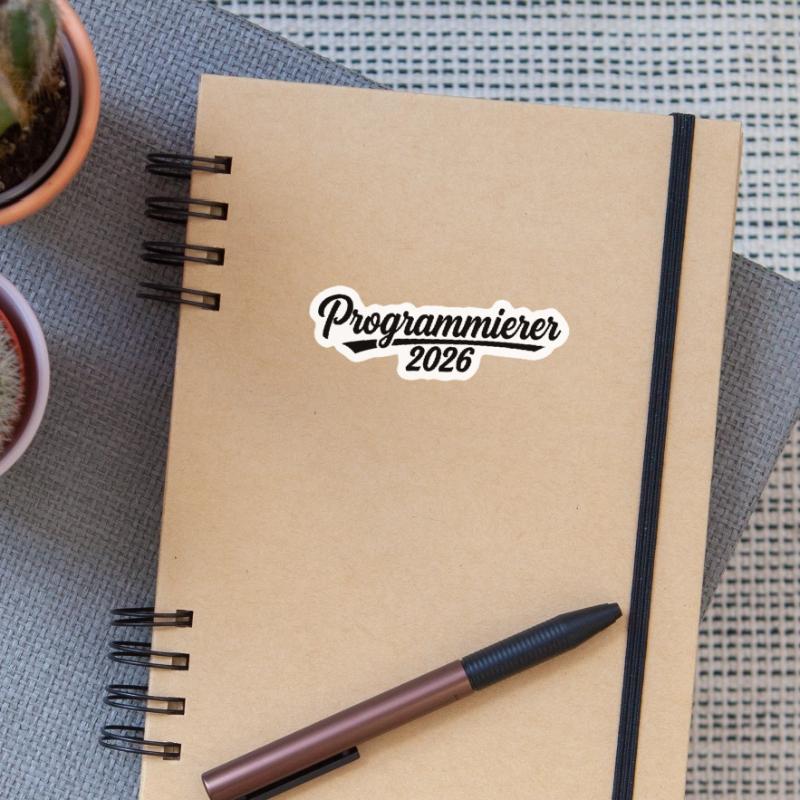 Programmeur 2026 – Conception de codage Sticker taille S (10 x 10 cm)