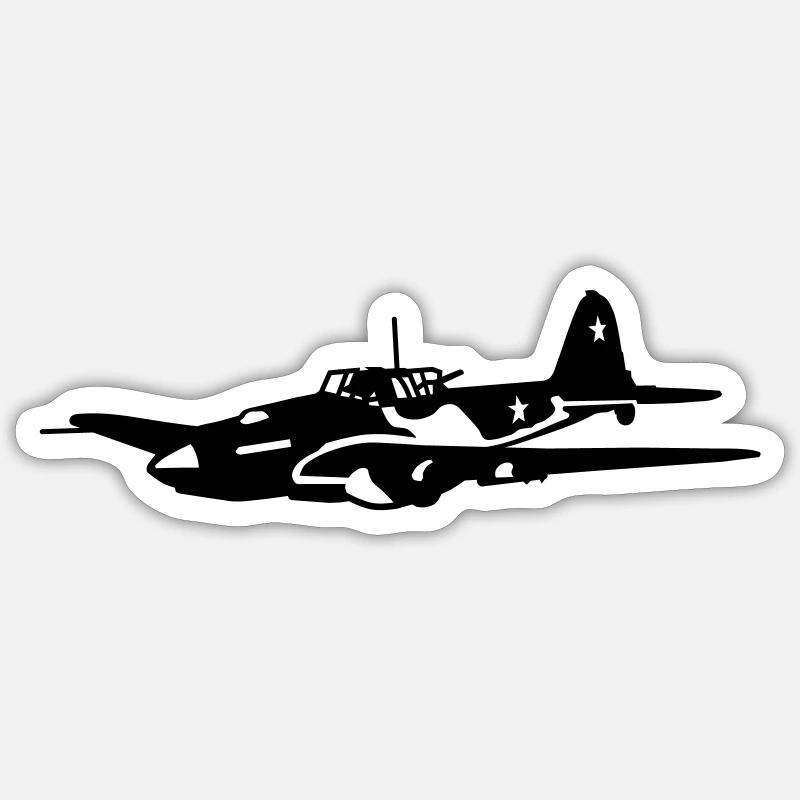 IL-2 - Sticker Größe S (10 x 10 cm) - Mattweiß