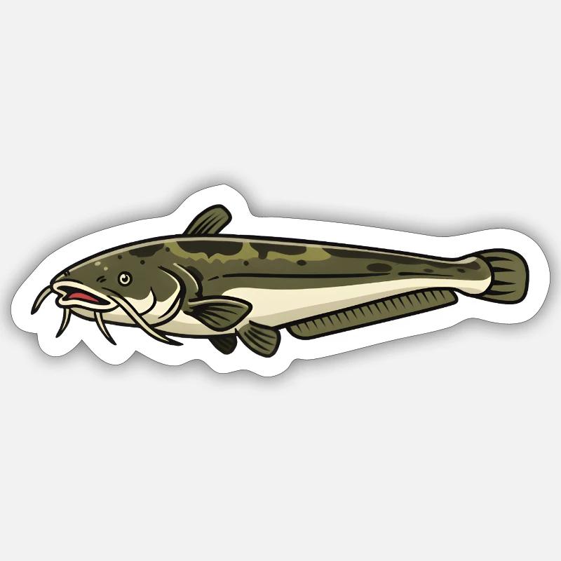 Catfish Sticker size S (10 x 10 cm)