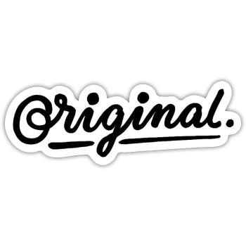 original - Sticker size S (10 x 10 cm) - white matte - Front