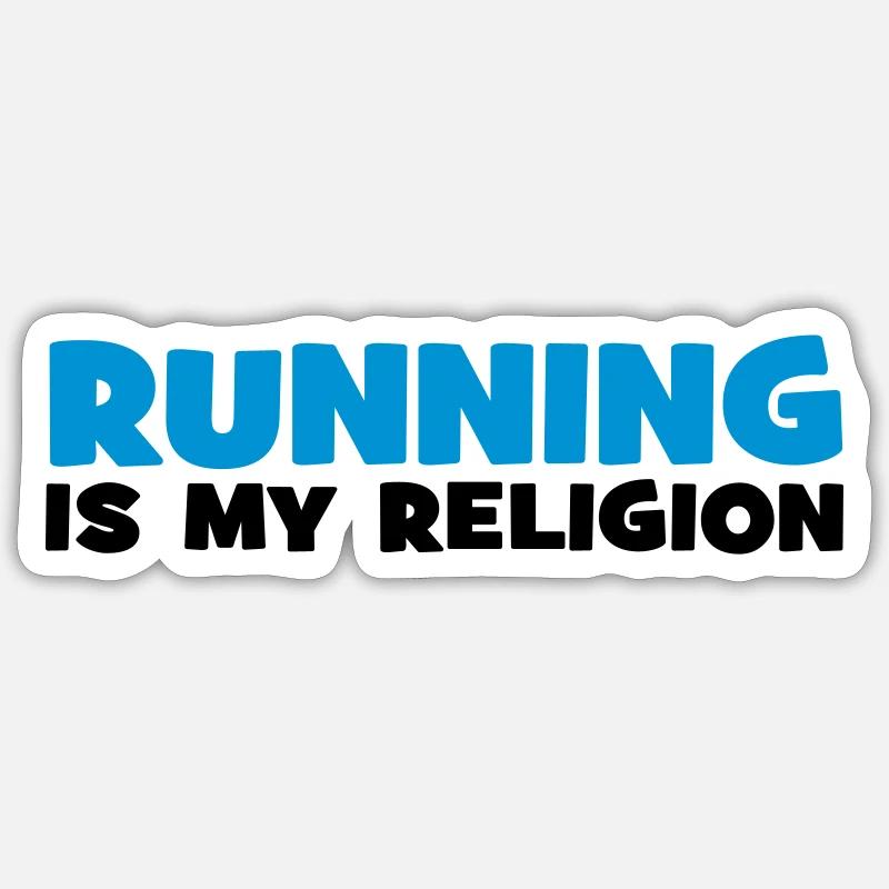 courir Sticker taille S (10 x 10 cm)