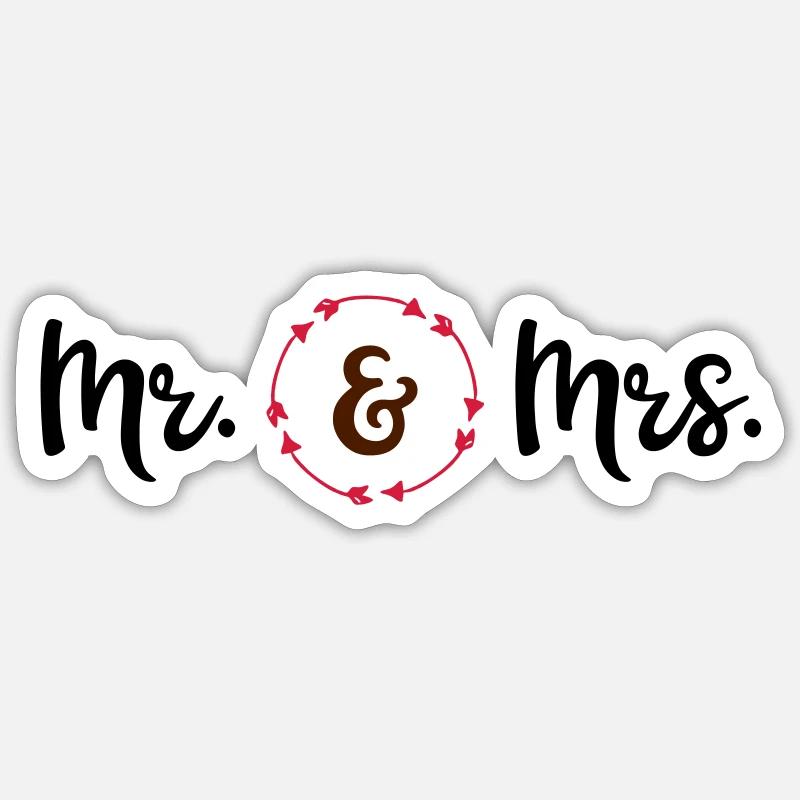 mariage Sticker taille S (10 x 10 cm)