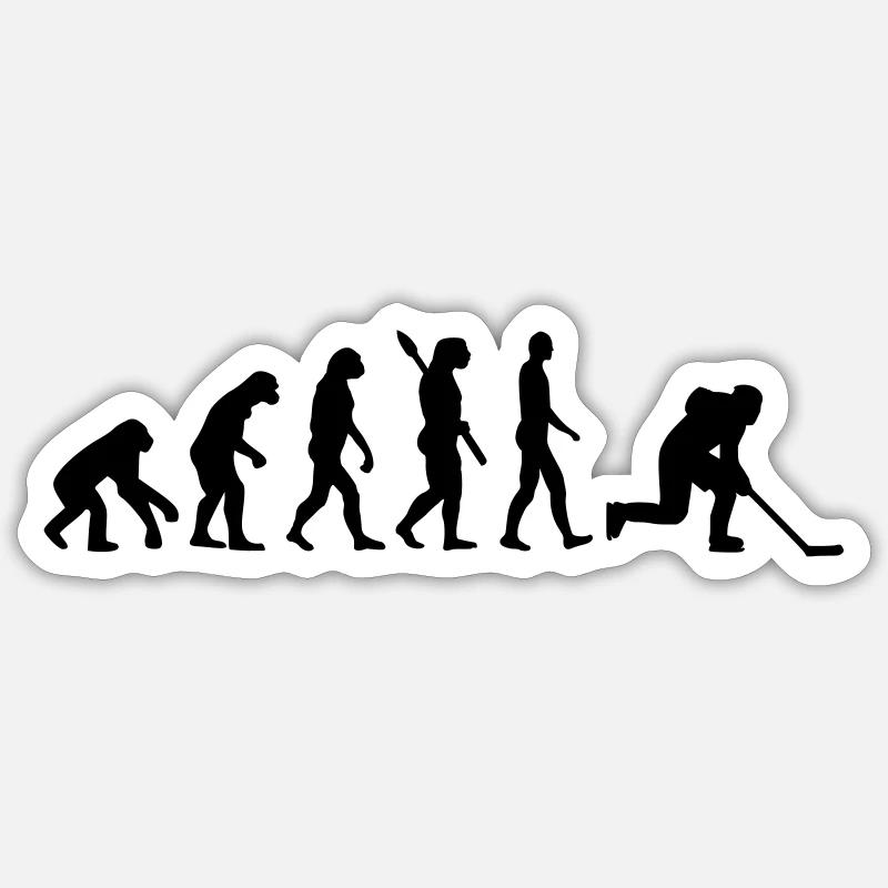 Evolution Eishockey Sticker Größe S (10 x 10 cm)