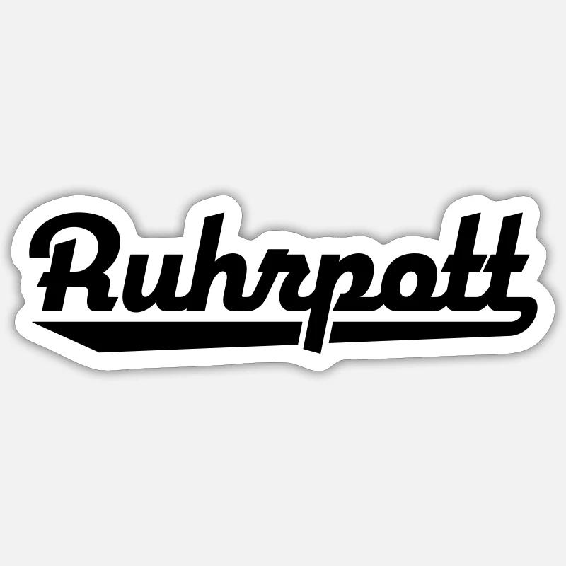 Ruhrpott Sticker Größe S (10 x 10 cm)