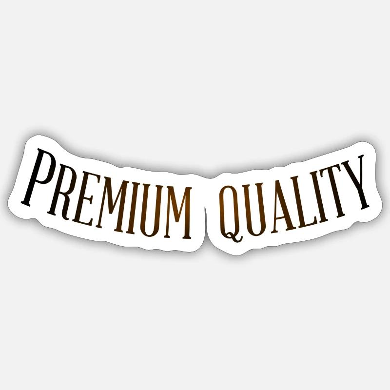 Qualité Premium - Sticker taille S (10 x 10 cm) - blanc mat