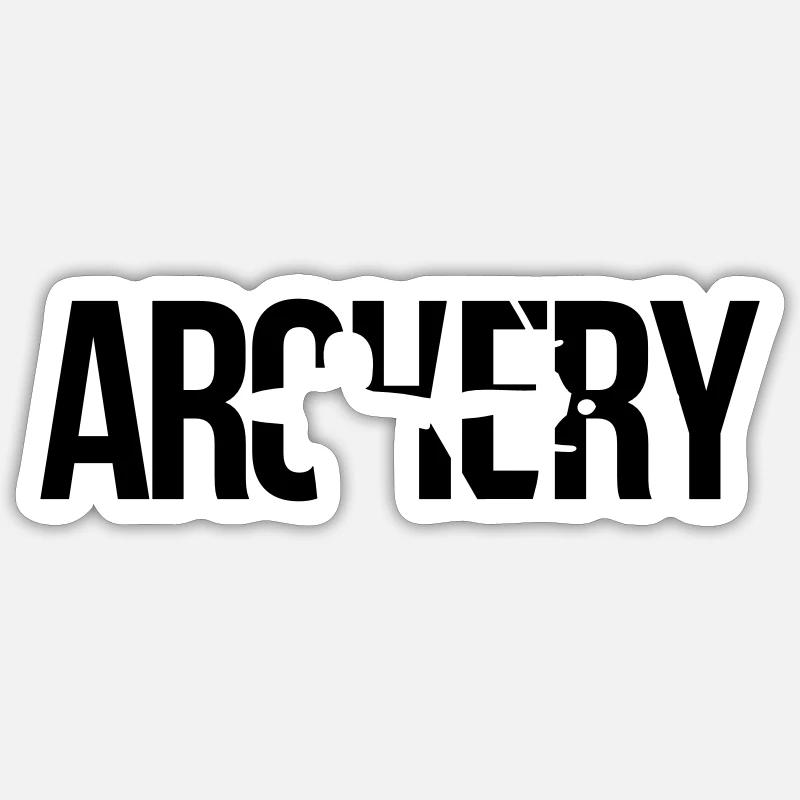 archery Sticker size S (10 x 10 cm)