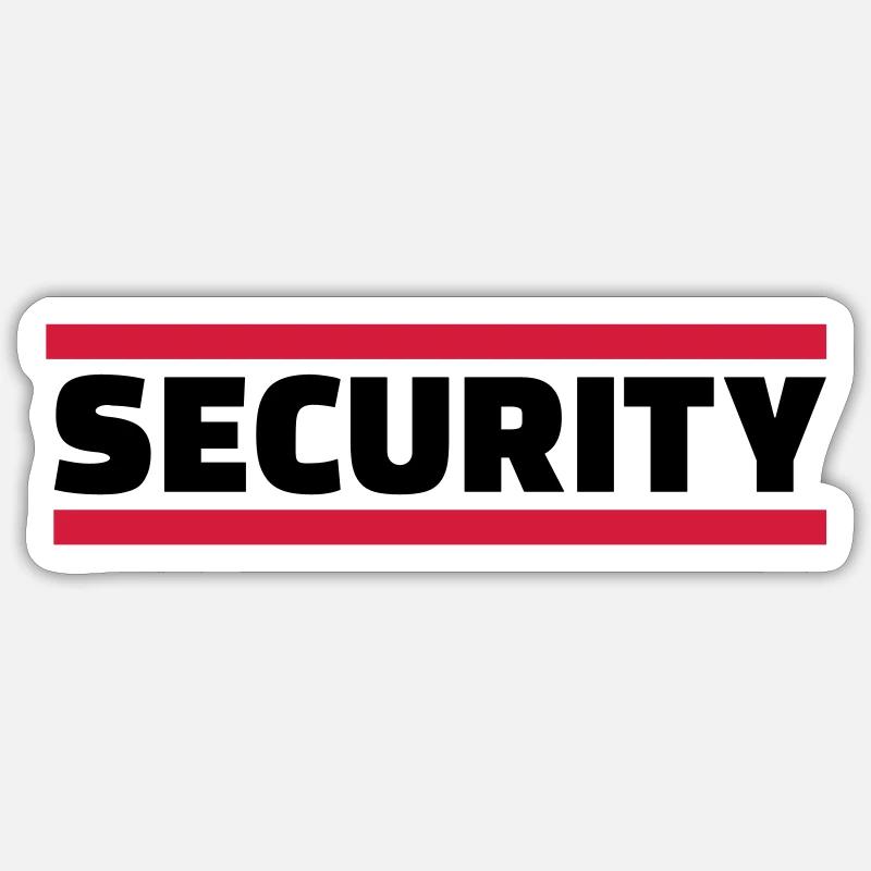 Security Sticker size S (10 x 10 cm)