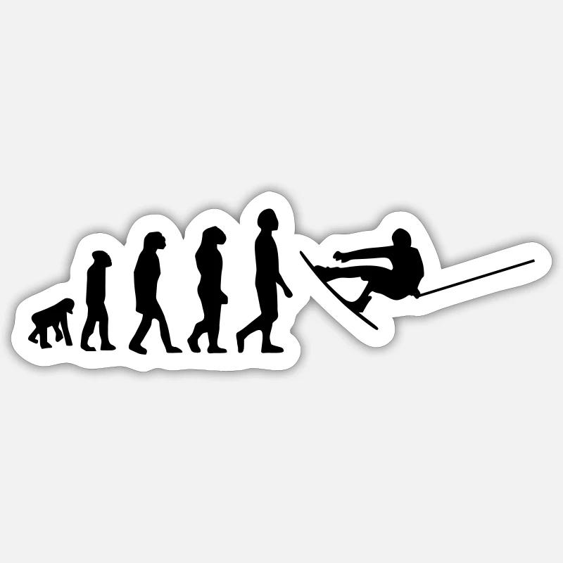 Wakeboard,Shred,Wakeboarder,Wakeboarding,Wake - Sticker taille S (10 x 10 cm) - blanc mat