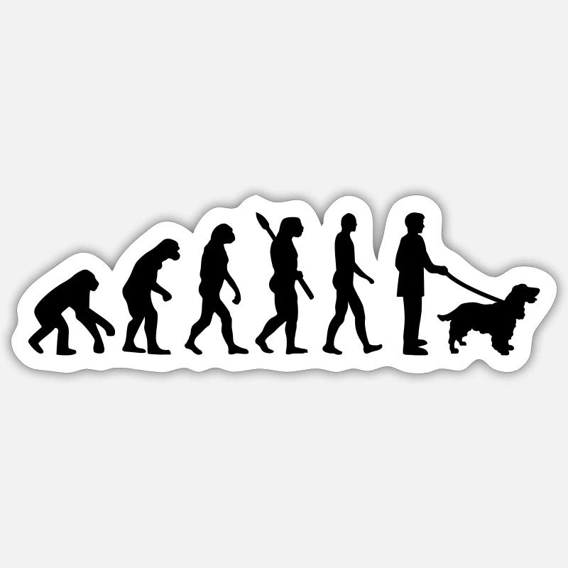 Cocker Spaniel - Sticker size S (10 x 10 cm) - white matte