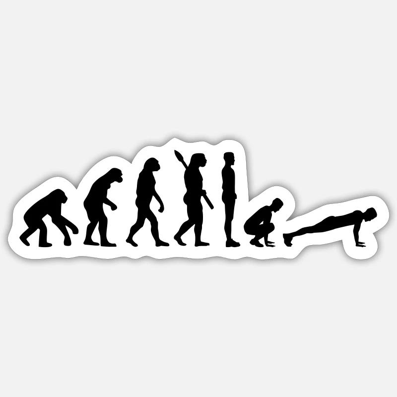 Burpees Sticker Größe S (10 x 10 cm)