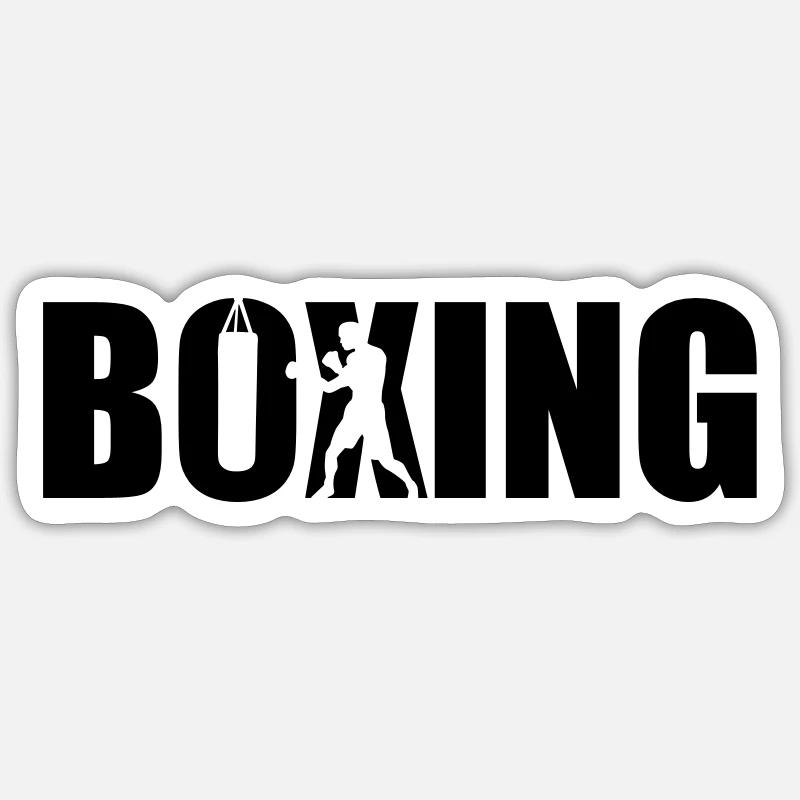 Boxing Sticker taille S (10 x 10 cm)