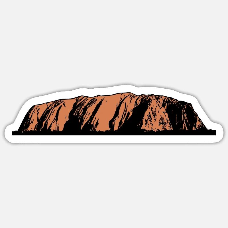 Ayers Rock - Australia Sticker size S (10 x 10 cm)