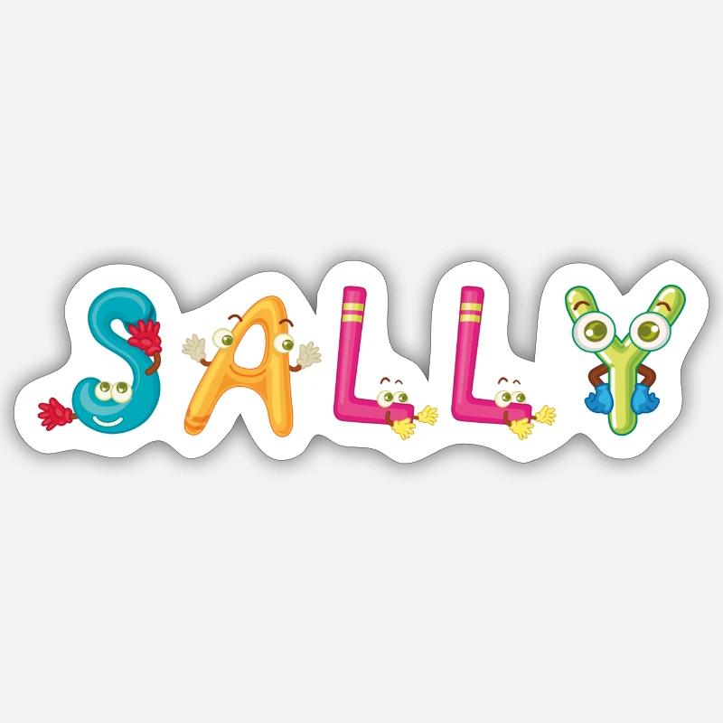 Sally Sticker Größe S (10 x 10 cm)