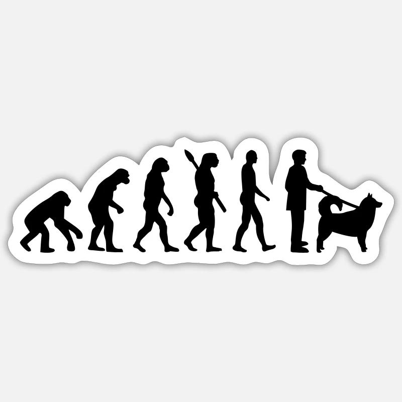 Alaskan Malamute - Sticker size S (10 x 10 cm) - white matte