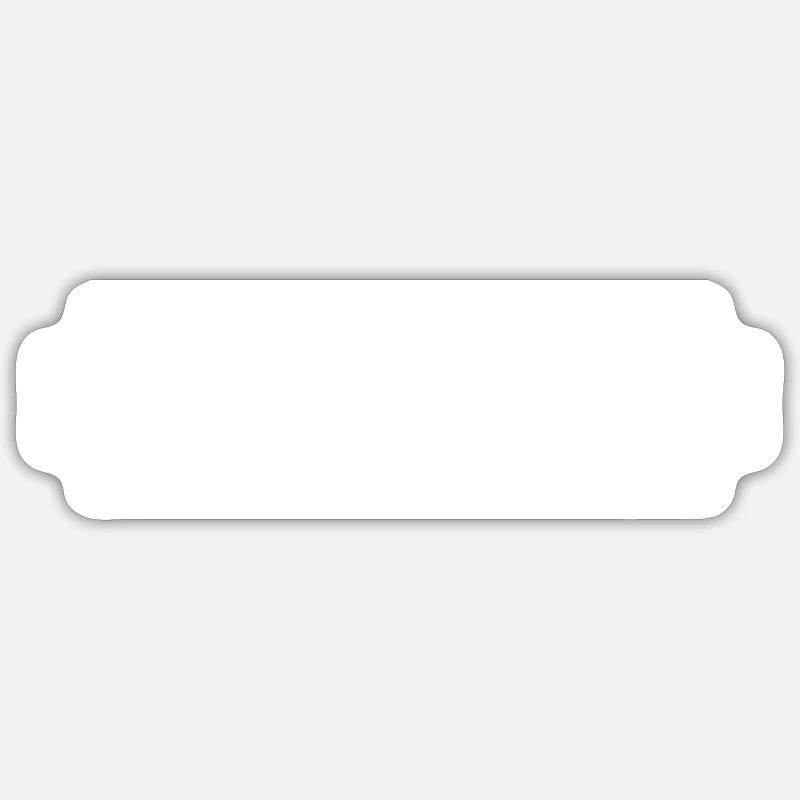 Round corners frame Sticker size S (10 x 10 cm)