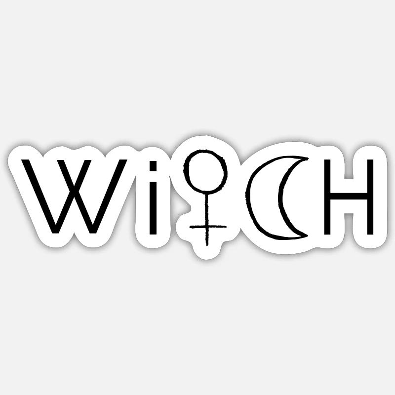Witch Sticker size S (10 x 10 cm)