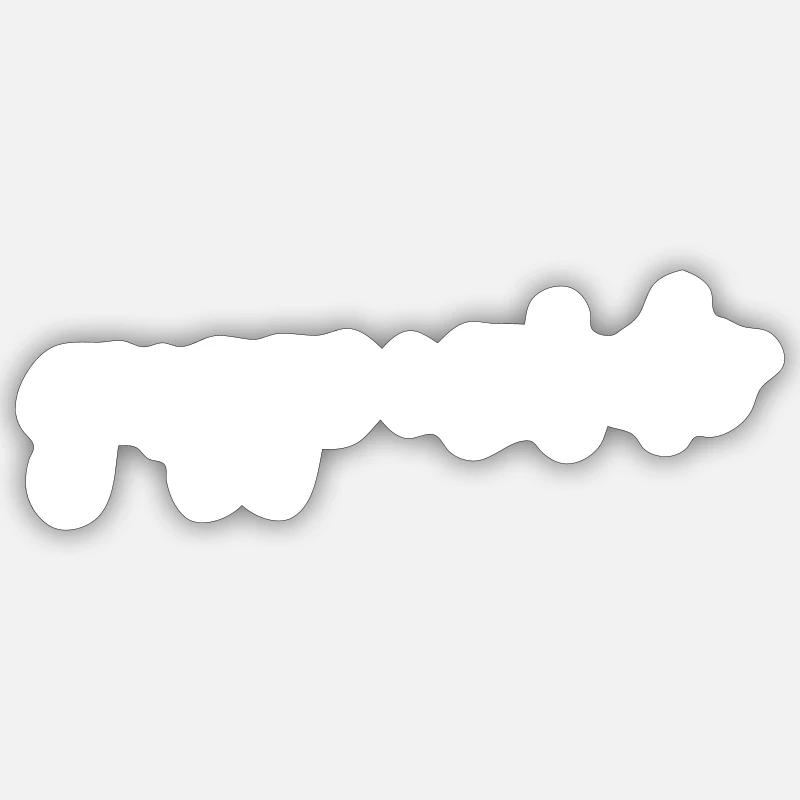 gugge mol do - Sticker Größe S (10 x 10 cm) - Mattweiß