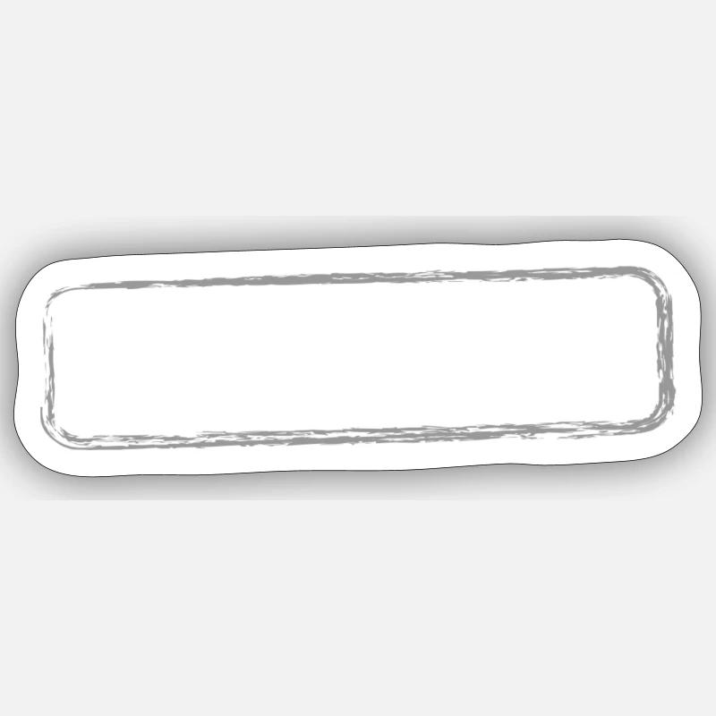 Frame shield stamp design Sticker size S (10 x 10 cm)