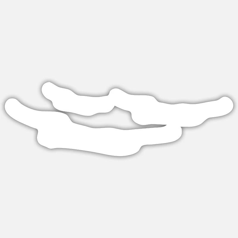 Team Glider Glider Glider Pilot - Sticker size S (10 x 10 cm) - white matte