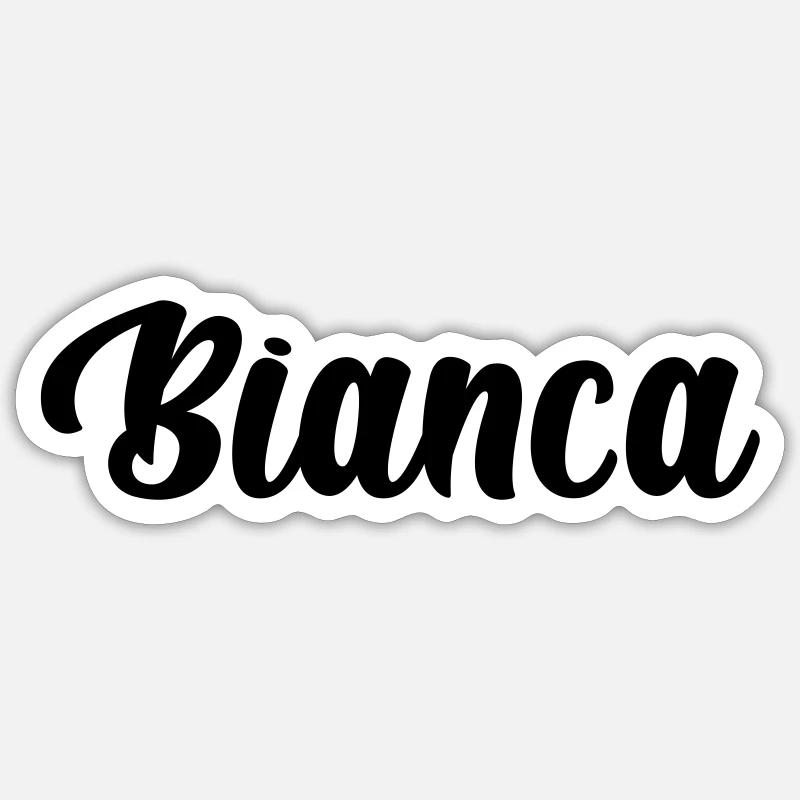 Bianca Sticker Größe S (10 x 10 cm)