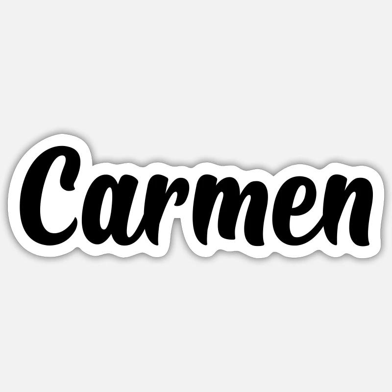 Carmen Sticker Größe S (10 x 10 cm)