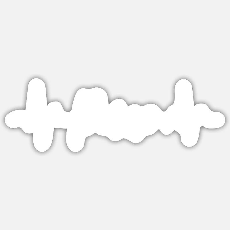 ECG Peine Sticker taille S (10 x 10 cm)