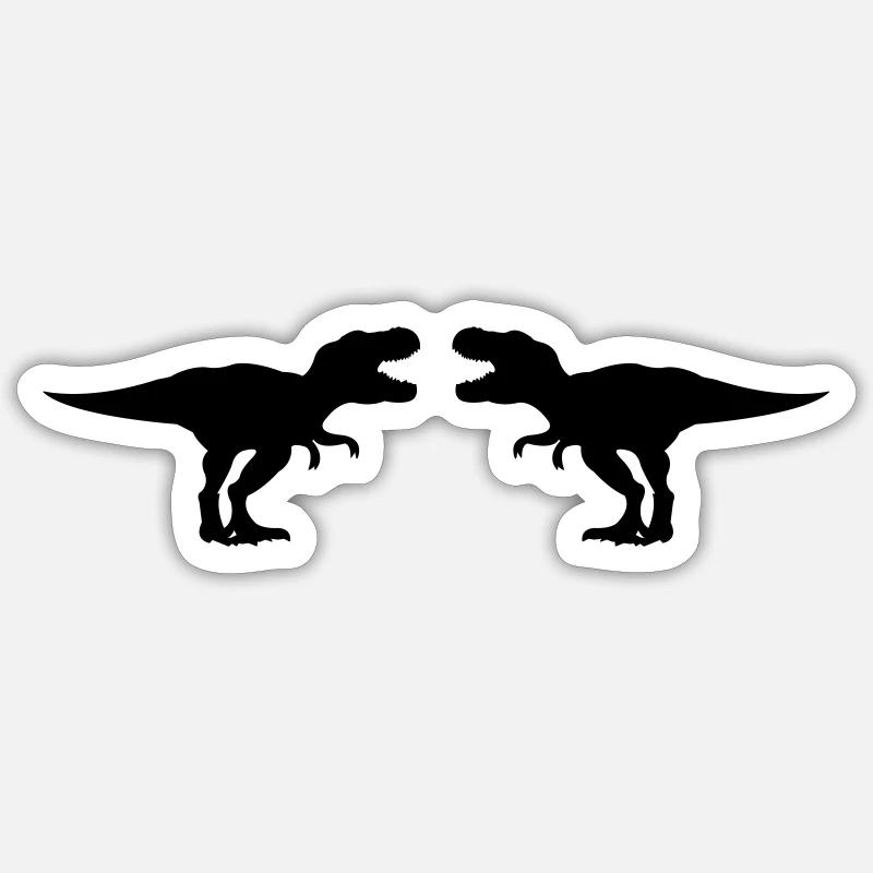 Dinosaur - Sticker size S (10 x 10 cm) - white matte