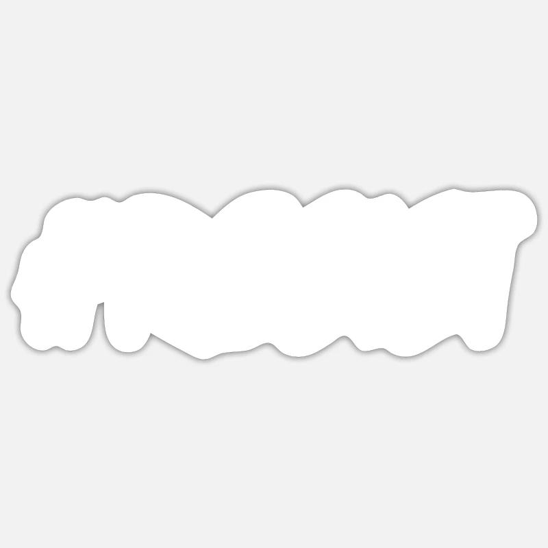 Resist - Sticker size S (10 x 10 cm) - white matte