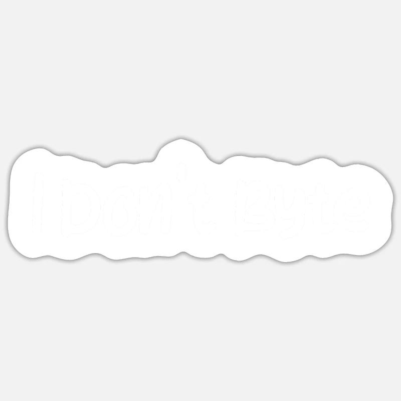 Programmer Coder Software Developer - Sticker size S (10 x 10 cm) - white matte