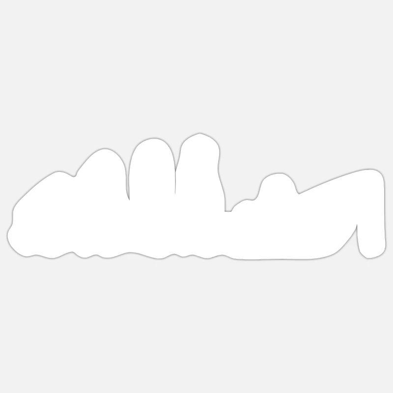 Evolution Bateau pêche - Sticker taille S (10 x 10 cm) - blanc mat