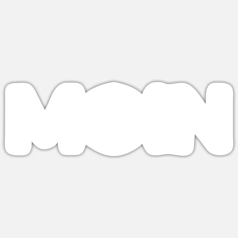 Moin Möwe Seemann - Sticker Größe S (10 x 10 cm) - Mattweiß