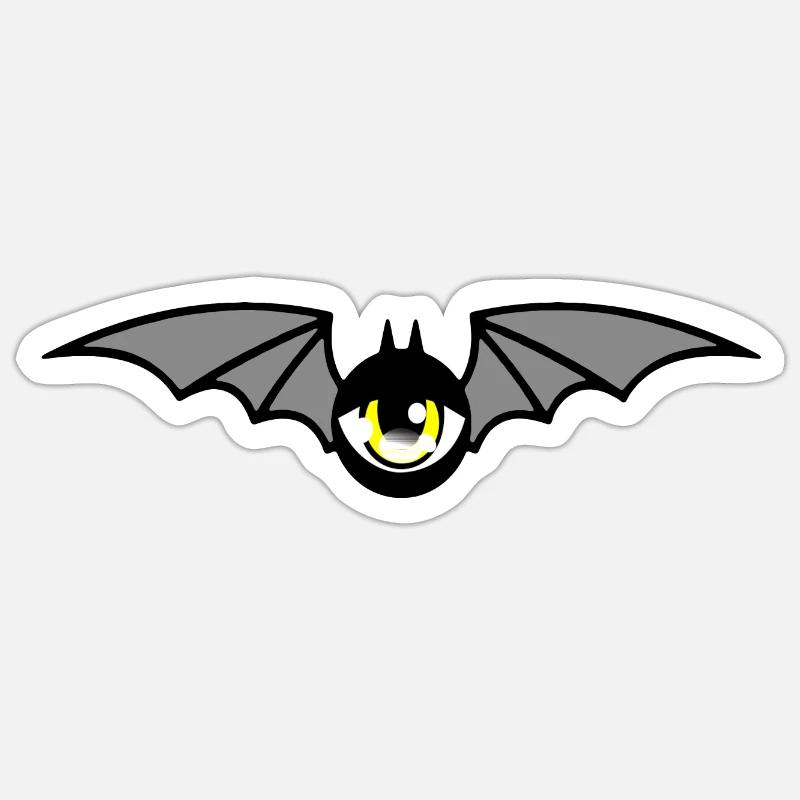 Fledermaus Sticker Größe S (10 x 10 cm)