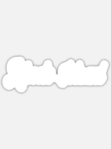Rhode Island - Sticker Größe S (10 x 10 cm) - Mattweiß
