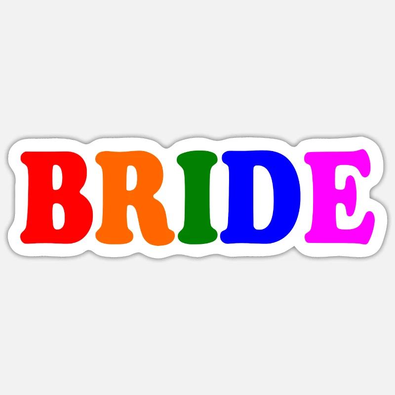 Bride Sticker taille S (10 x 10 cm)