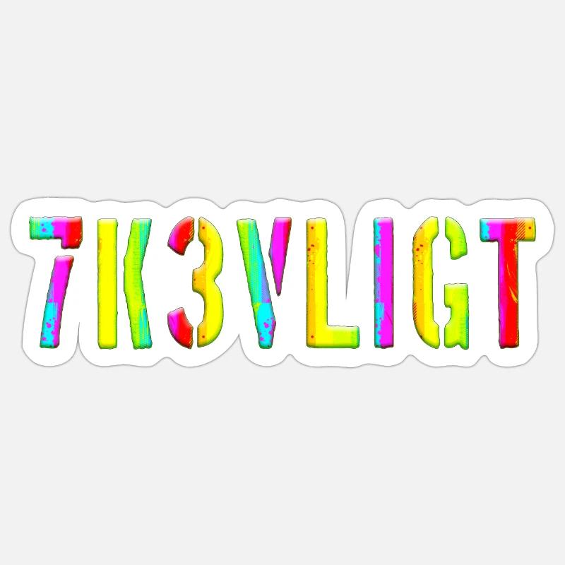 sms chat language fortifications english three 3 three Sticker size S (10 x 10 cm)