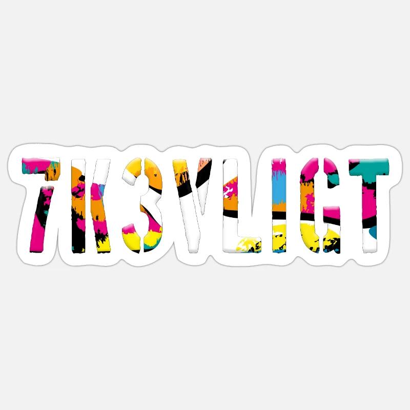 sms chat language fortifications english three 3 three Sticker size S (10 x 10 cm)