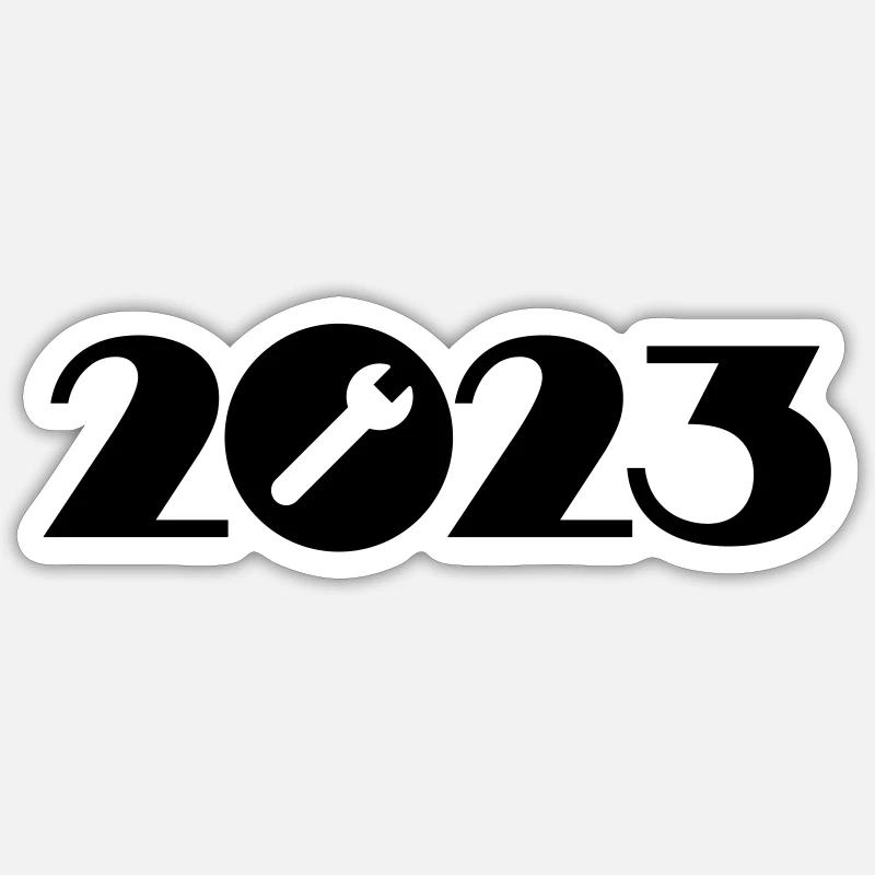 Client renovation 2023 - Sticker size S (10 x 10 cm) - white matte