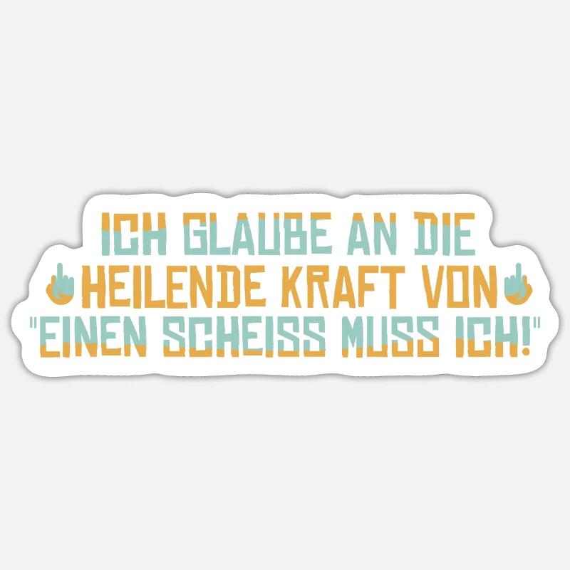 "Einen ..." - Spruch Statement Fun Sarkasmus - Sticker Größe S (10 x 10 cm) - Mattweiß