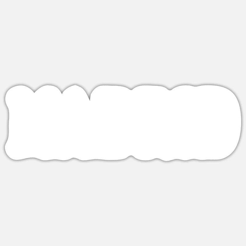 Madrid - Sticker size S (10 x 10 cm) - white matte